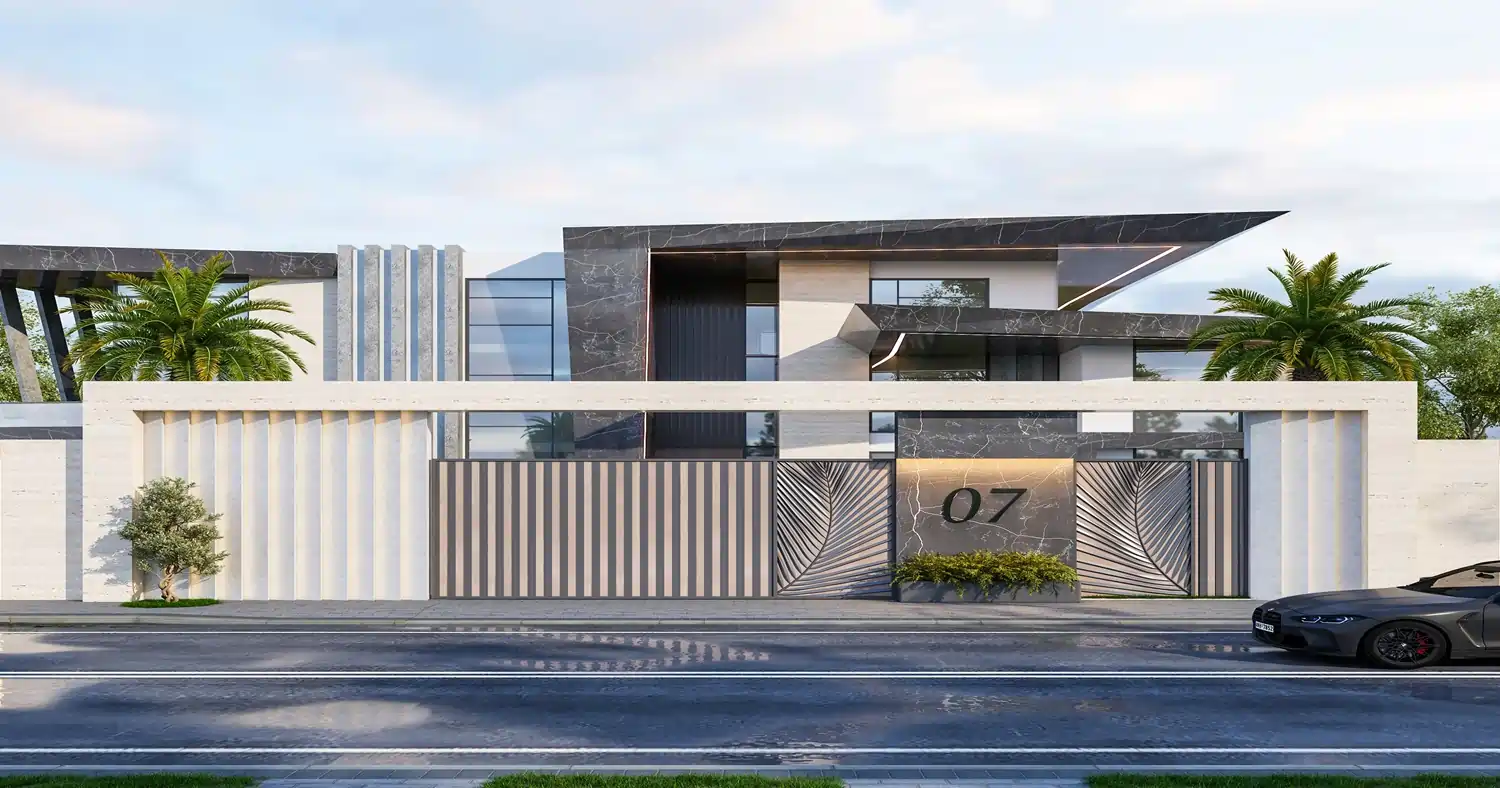 rendering of the residential building